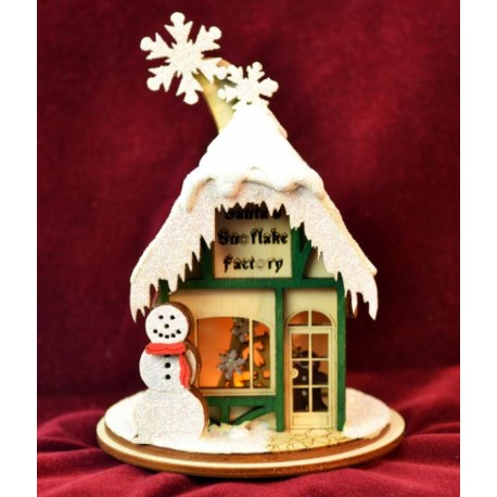 Ginger Cottage - Santa's Snowflake Factory