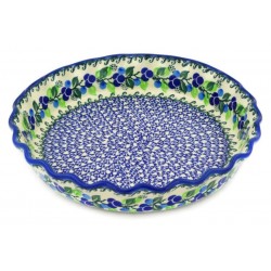 Fluted Pie Baker - 10" - Blue Berries