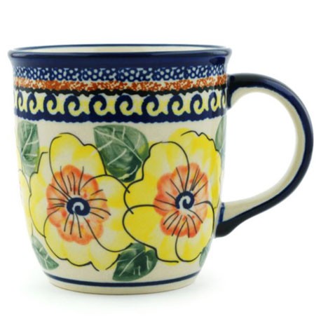 Mug - 12 oz - Lemon Poppies - Unikat