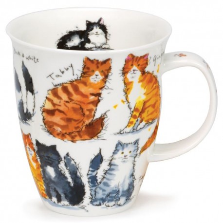 Fine Bone China Mug - Messy Cats