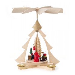 German Christmas Pyramid Santa with Gifts