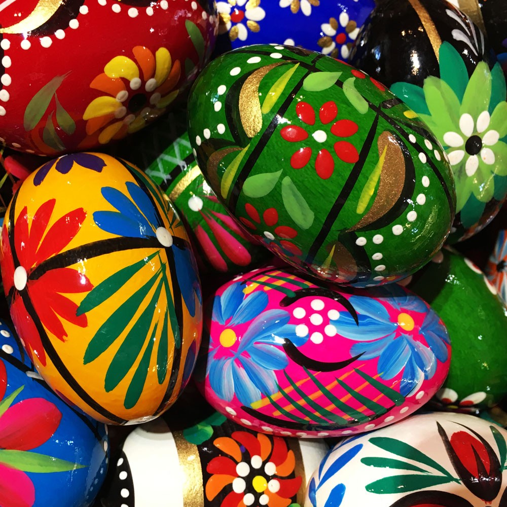 polish hand painted easter eggs