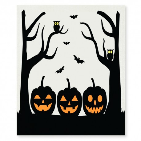 Swedish Dishcloth Halloween