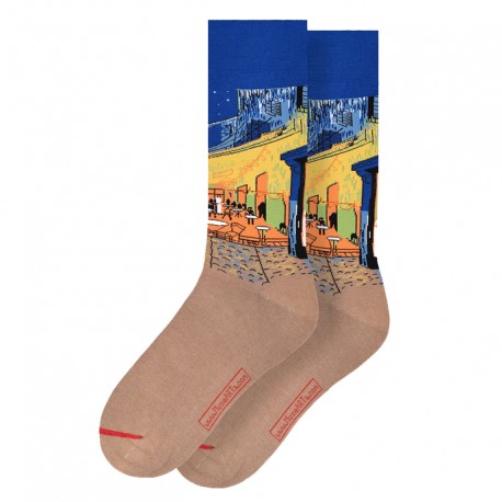 Vincent van Gogh's Café Terrace at Night Socks - Men