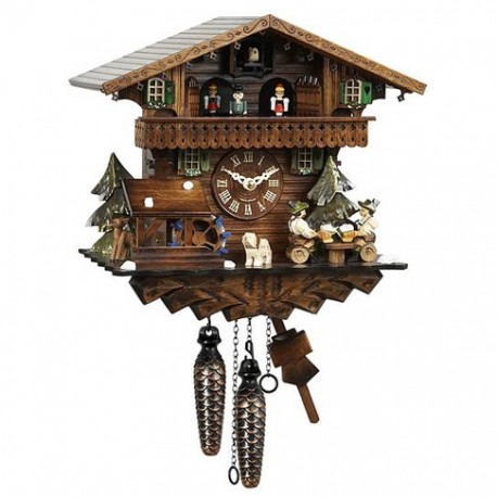 Engstler Quartz Cuckoo Clock with Beer Drinkers