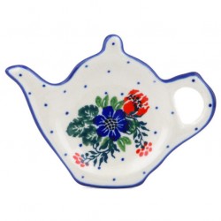 Polish Pottery Tea Bag Holder - Garden Party