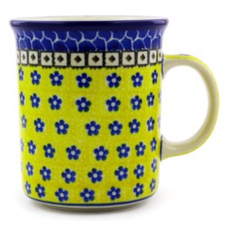 Polish Pottery Straight Mug - 15 oz - Sunburst