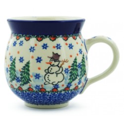 Bubble Mug - 12 oz - Snowman - Unikat