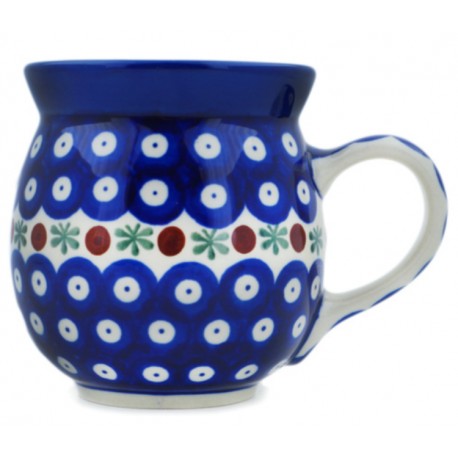 Polish Pottery Bubble Mug - 16 oz - Mosquito