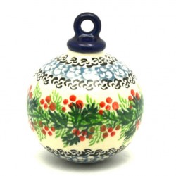 Ball Ornament - 4" - Holly Berry