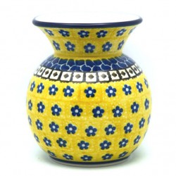 Polish Pottery Bubble Vase - 4" - Sunburst