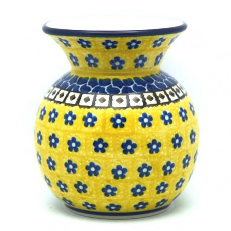 Polish Pottery Bubble Vase - 4" - Sunburst