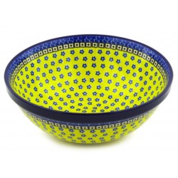 Polish Pottery Bowl - 11" - Sunburst