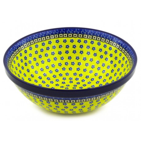 Polish Pottery Bowl - 11" - Sunburst