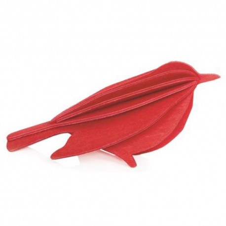 Wooden 3D Puzzle - Red Bird