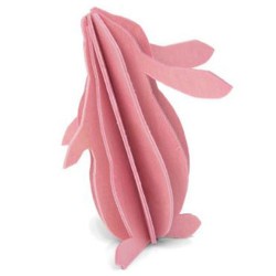 Wooden 3D Puzzle - Pink Rabbit