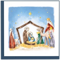 Quilling Card - Nativity