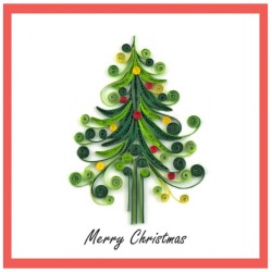 Quilling Card - Christmas Tree