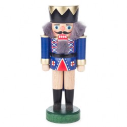 Blue King Nutcracker - 7" - Handmade in Germany