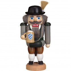 Bavarian Nutcracker - 8" - Handmade in Germany