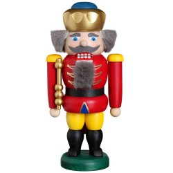 Red King Nutcracker - 8" - Handmade in Germany