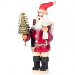 Santa with Tree Incense Smoker Handmade in Germany