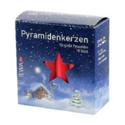 German Pyramid Candles Large 17mm