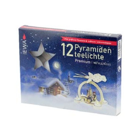 German Pyramid Candles - Tealight