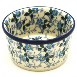 Polish Pottery Bowl - 4" - Forget-Me-Not