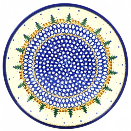 Polish Pottery Plate - 10" - Pines