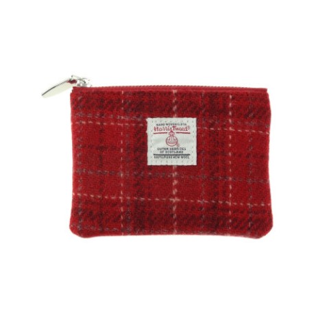 Harris Tweed Coin Purse - Red