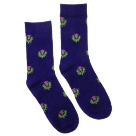 Scottish Thistle Socks - Women