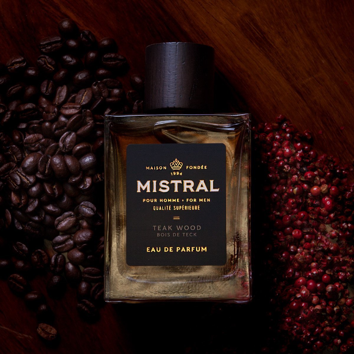 Mistral Teak Wood Eua De Parfum for Men